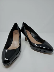 Vince Camuto Black Patent Leather High Heel Shoes Size 10B - Picture 1 of 9