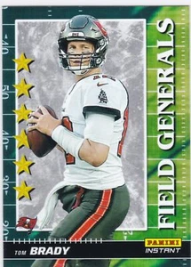 Panini Instant Field Generals #30 2021 Tom Brady - Patriots PR 2088 - Imagen 1 de 2