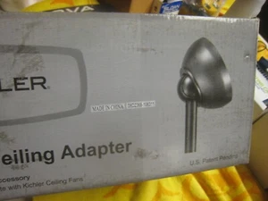 Kichler Slope Adapter, Distressed Black - 337005DBK - Picture 1 of 9