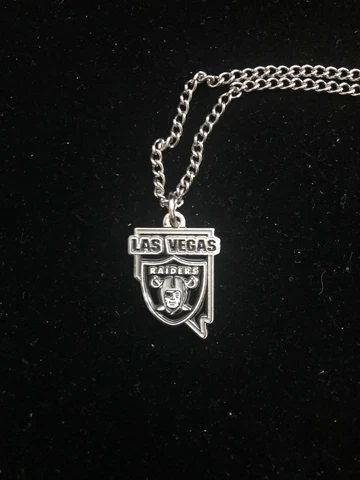 NEW First Issue!  Las Vegas Raiders "Nevada State" Necklace NFL Licensed Oakland Cover