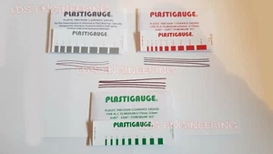 Plastigauge Crankshaft rod bearing shell clearance mixed set 12 GREEN RED GREY - Picture 1 of 1