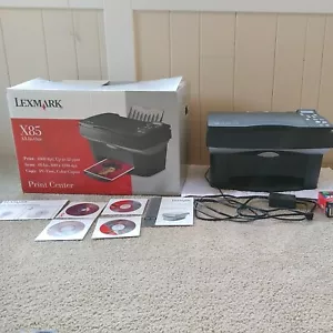 Lexmark X85 -All In One Color Inkjet Printer Scanner Copy -Operates -Please READ - Picture 1 of 12