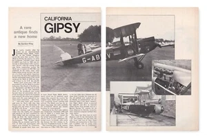 de Havilland American Moth Aircraft Report 12/7/2022q - Picture 1 of 1