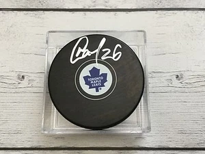 Nikita Soshnikov Signed Autographed Toronto Maple Leafs Hockey Puck a - Picture 1 of 1