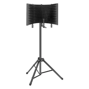 Professional Studio Recording Microphone Isolation Shield & Stand Aokeo (AO-504) - Picture 1 of 7