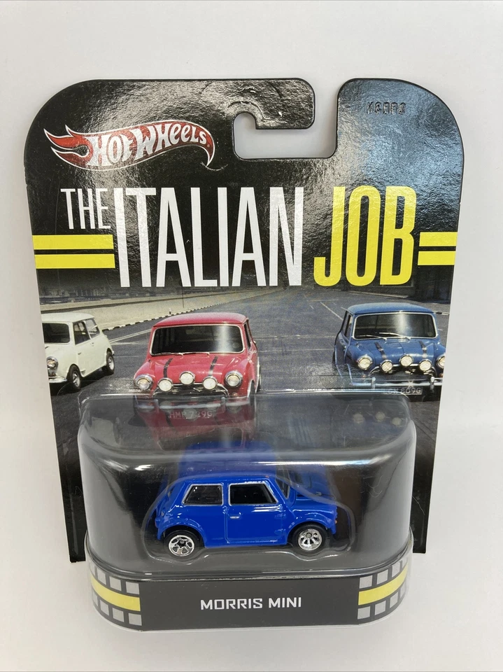 Hot Wheels Retro Entertainment The Italian Job Blue Morris Mini - Image 1 of 4