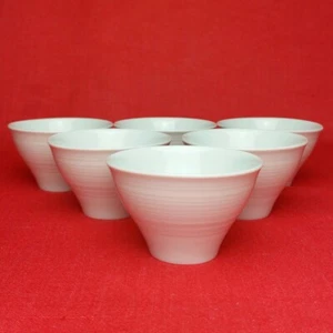 6 cuencos Arzberg Move Seguenze cuencos de inmersión 8 cm línea estructural porcelana blanca - Imagen 1 de 1