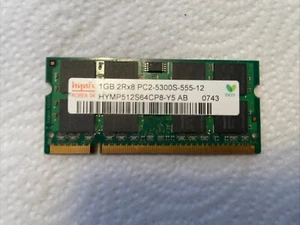 HYMP512S64BP8-S5 Hynix 1GB DDR2 SoDimm Non ECC PC2-6400 Memory - Picture 1 of 2