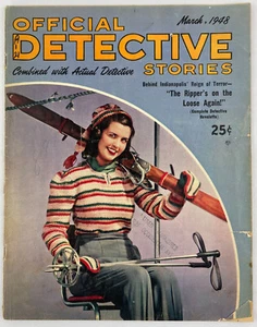 Official Detective Stories, March 1948, Vintage True Crime Stories, Pulp - Picture 1 of 5