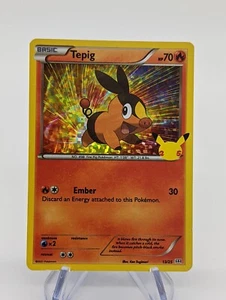 Tepig 13/25 Holo Pokémon 25th Anniversary McDonald’s Promo Card 2021 - Picture 1 of 7