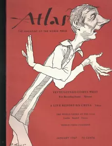 Atlas Magazine January 1967 China Yevtushenko Tito Yugoslavia - Picture 1 of 1