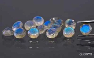 Wholesale Natural Labradorite Faceted  Round Shape Loose Gemstone Lot Jewellery. - Picture 1 of 4