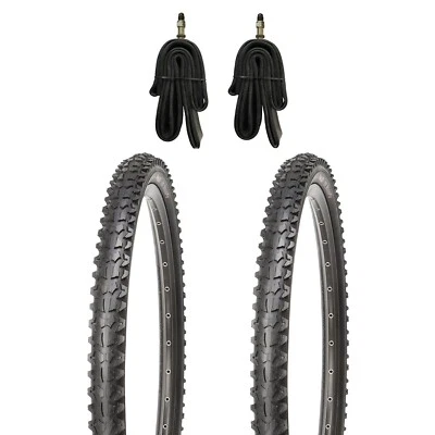 2 x Kujo Mountainbike Reifen MTB Fahrradreifen 26 Zoll 26x1.95 + 2 x Schlauch  - Bild 1 von 2
