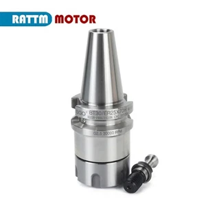 10pcs Of BT30 Tool holder BT30-ER25 70L with 45 deg Pull Studs For ATC Spindle - Bild 1 von 3