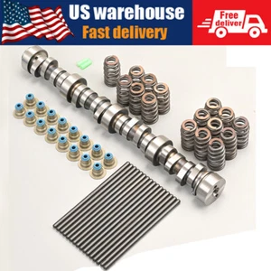 Stage 4 LS Cam Camshaft Kit w/ 7.400" Pushrods For LS1 LS2 LS3 4.8 5.3 6.0 6.2 - Picture 1 of 7