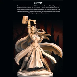Elowen/Valkyrie (75 mm)/Impreso en 3D/Sin montar/GK/RKS3D - Imagen 1 de 3