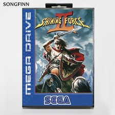 Shining Force 2 II 16 bit MD Memory Card With Box Sega Mega Drive Genesis