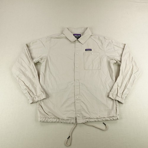 Patagonia Giacca Uomo Media Beige Leggera All Wear Canapa Coaches Bomber Coat