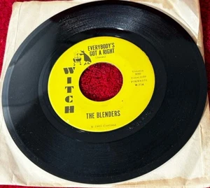 THE BLENDERS - Daughter / Everybody’s Got A Right 1963 7” 45 rpm - Witch 114 - Picture 1 of 2