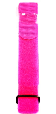 NEW! NEON PINK Adjustable Hook and Loop Book Strap Single 24" Long for Binding - Image 1 of 3