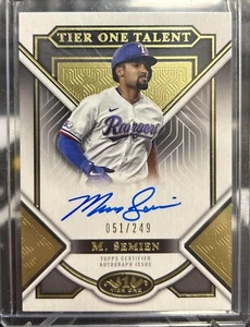 2023 Topps Tier One Autograph Marcus Semien /249 - Picture 1 of 2