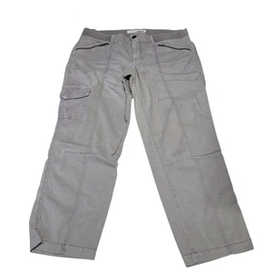Sonoma Hose Baumwolle hellgrau Boho Herbst Reißverschlusstaschen Damen 12 Kapseln Garderobe - Bild 1 von 9