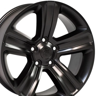 20" Satin Black Wheel for 2004-2009 Dodge Durango - RVO1500 - Image 1 of 4