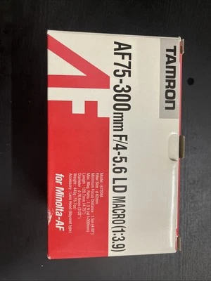 TAMRON AF 75-300mm F/4-5.6 LD Macro Lens for Pentax AF - 672DP-B36 - Image 1 of 3