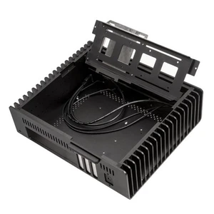 Streacom ST-FC9B Alpha Fanless HTPC Aluminium Gehäuse - schwarz - Bild 1 von 3