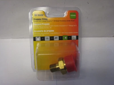 Mr Heater F276130 9/16" Female Thread To 1”- 20 Female Throwaway Cylinder Thread - Image 1 of 4