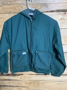 Vintage Pouch Wear by Pemro Windbreaker Jacket L Green Micro-Tex New Zealand - Picture 1 of 19