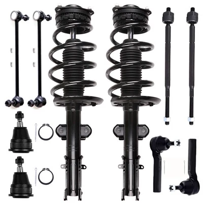 For 08-16 Chrysler Town & Country Front Complete Struts Sway Bar Tie Rods Kit — 第 1/4 张图片