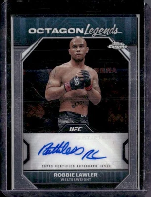 2024 Topps Chrome UFC #OLA-RLA Robbie Lawler Octagon Legends Autographs - Image 1 of 2