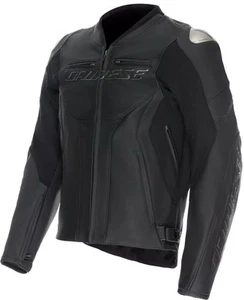 Chaqueta de cuero para motocicleta Dainese Racing 5 para hombre negra/negra - Imagen 1 de 2