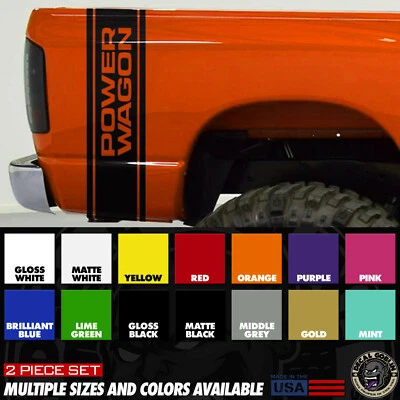 Vinyl Stickers Decal Graphics For Dodge Ram 1500 2500 Truck Power Wagon Stripes - Image 1 of 4
