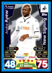 Match Attax2017/18 EXTRA Andre Ayew Swansea City New Signing No. NS26 - Picture 1 of 2