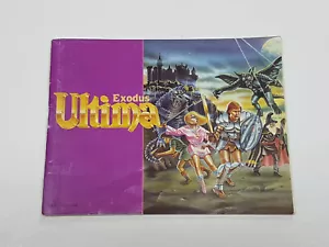 Ultima Exodus autentico originale NES solo manuale Nintendo *usura - Foto 1 di 8