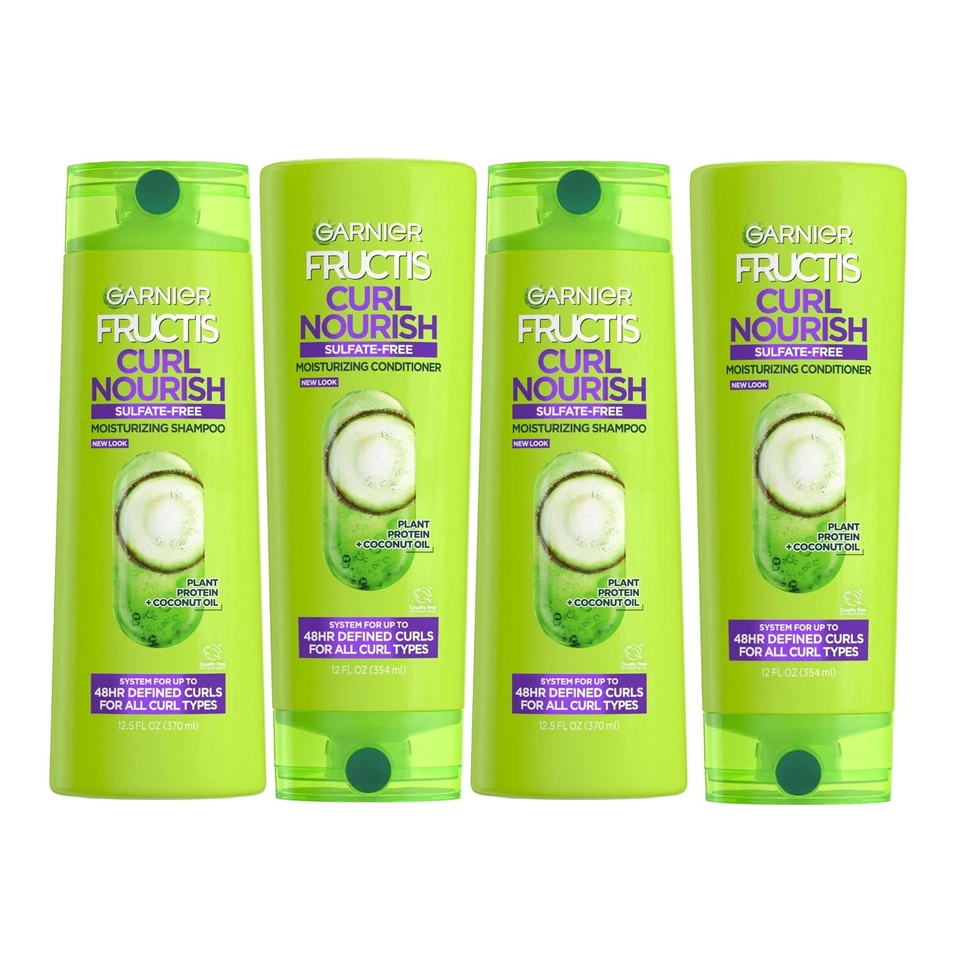 Garnier Fructis Curl Nourish Shampoo 12.5oz 603084491896s292