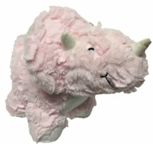 Goffa Dinosaur Tricertops 10" Plush Stuffed Animal with Red Heart Valentine Pink - Picture 1 of 2
