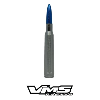 ANTENA BALA VMS RACING CNC 5" CALIBRE 50 PARA FORD MUSTANG 94-04 AZUL METALIZADO Foto 1 de 4