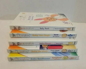 BABY EINSTEIN DVD SET OF 5 LOT Beethoven, Bach, Mozart, Da Vinci, Van Gogh - Imagen 1 de 7