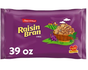 Malt-O-Meal Rosinenkleie Müsli, Familiengröße Frühstücksmüsli, 39 Unzen Beutel - Bild 1 von 7