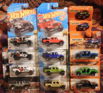 Sealed '20 JEEP GLADIATOR 9 HOT WHEELS New Models ZAMAC Premium 6 MATCHBOX Short - Image 1 of 4