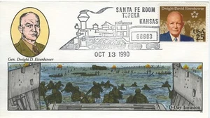 US, #2513 Dwight Eisenhower , Collins Hand-painted First Day Cover Perfect!!! - Picture 1 of 1
