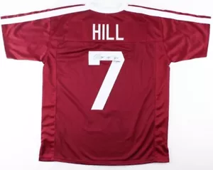 Kenny Hill #7 Signed Texas A&M Aggies Jersey Inscribed "Gig Em" (JSA COA) - Picture 1 of 4