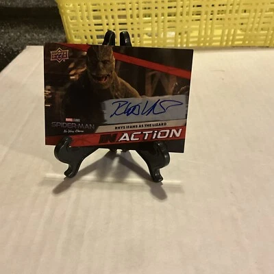 RHYS IFANS AUTOGRAPH 2023 UD MARVEL SPIDER-MAN NO WAY HOME IN ACTION AUTO #IA-2 - Image 1 of 4