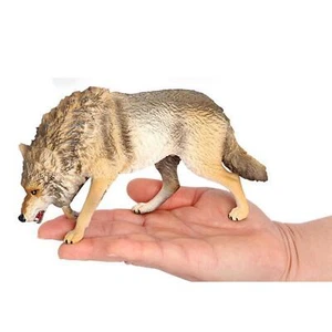 Wolf Figurine Realistic Wildlife Animal Statue for Party Favors Holiday Gift - Picture 1 of 7
