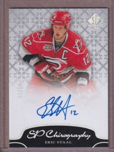 2011-12 SP Authentic Chirography #CES Eric Staal AUTO /50 - Carolina Hurricanes