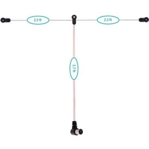 Antenna FM Antenna 75 Ohm F Male For Stereo Signal Receiver K1U For X1C V3E7 - Picture 1 of 12