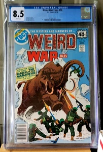 WEIRD WAR TALES #74 -- DC COMICS -- CGC 8.5 WHITE PAGES -- APRIL 1979 - Picture 1 of 4